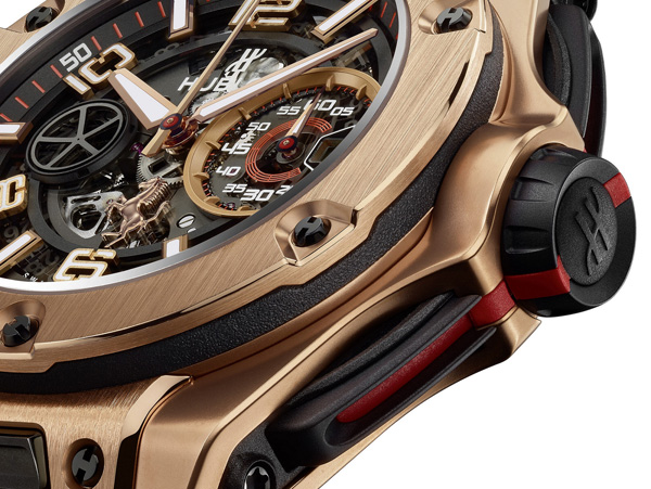 black crown copy Hublot Big Bang Ferrar