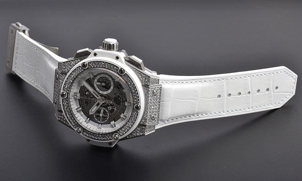 white leather strap copy Hublot 701.NE.0127.GR.1704