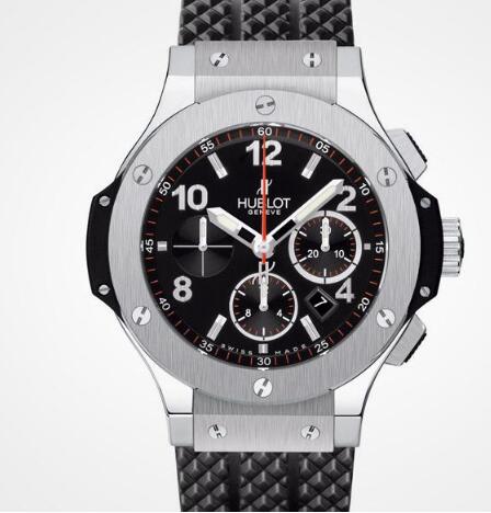The six screws on the bezel are the iconic feature of Hublot.