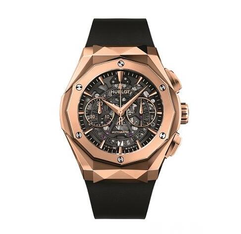 The king gold case of this special edition Edition presents the three-dimensional folding effect.